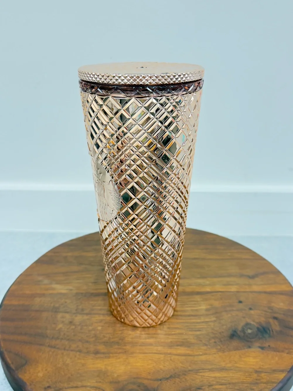 Starbucks Rose Gold Textured Tumbler‎